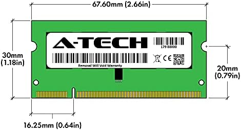 A-Tech 1GB זיכרון RAM עבור Dell Latitude E6500, E6400, E5500, E5400 מחשב נייד | DDR2 800 MHz